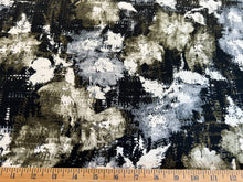 Load image into Gallery viewer, Fabric by the Yard: Abstract Grey/Green Jersey
