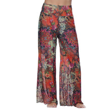 Load image into Gallery viewer, Mesh Palazzo Pant - Fiesta Floral