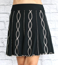 Load image into Gallery viewer, Swing Rib Knit Skirt - White DNA