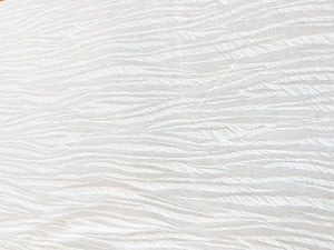 Fabric by the Yard: Wave Texture Double Knit White