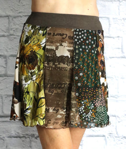 Mash Up Skirt - Earthy Mix