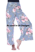 Load image into Gallery viewer, Fabric by the Yard: Blush Rose on Denim (532) Jersey