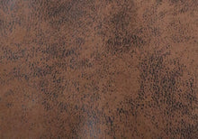 Load image into Gallery viewer, Fabric by the Yard: Brown Faux Leather Fleece Backed Woven
