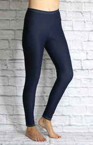 Stretch Denim Leggings - Blue