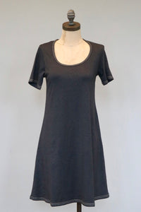 The T-Shirt Dress - Blue or Charcoal