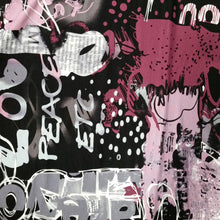 Load image into Gallery viewer, Fabric by the Yard: Graffiti Pink Jersey