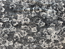 Load image into Gallery viewer, Fabric by the Yard: Grey Roses (489) Jersey