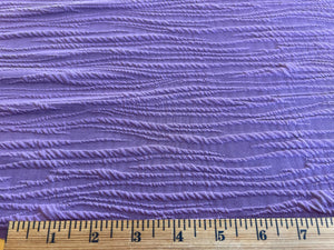 Fabric by the Yard: Wave Texture Double Knit Plum