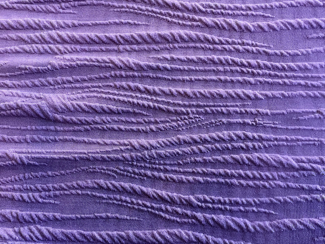 Fabric by the Yard: Wave Texture Double Knit Plum