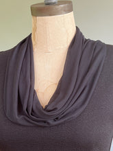 Load image into Gallery viewer, Year-Round Cowl Neck Tank - Black