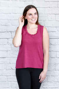 Serenity Tank Top - Rose