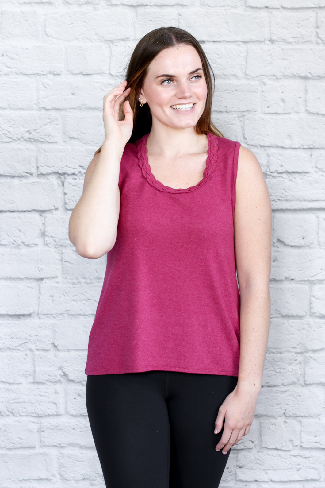 Serenity Tank Top - Rose