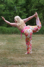 Load image into Gallery viewer, Mesh Palazzo Pant - Pink Daisy