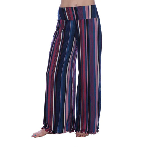 Milky Palazzo Pant - Pink Stripe