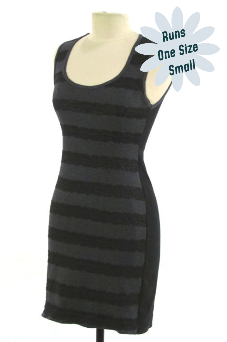 Lace Stripe Dress