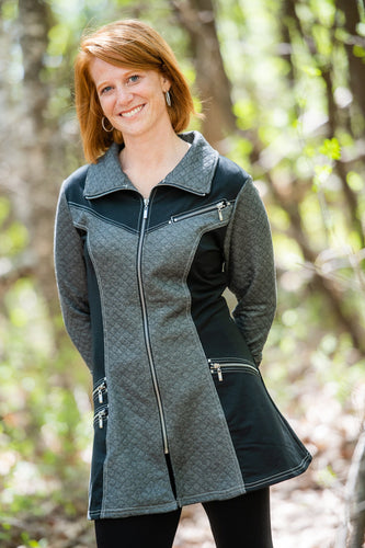 Uptown Jacket - Quilted Charcoal