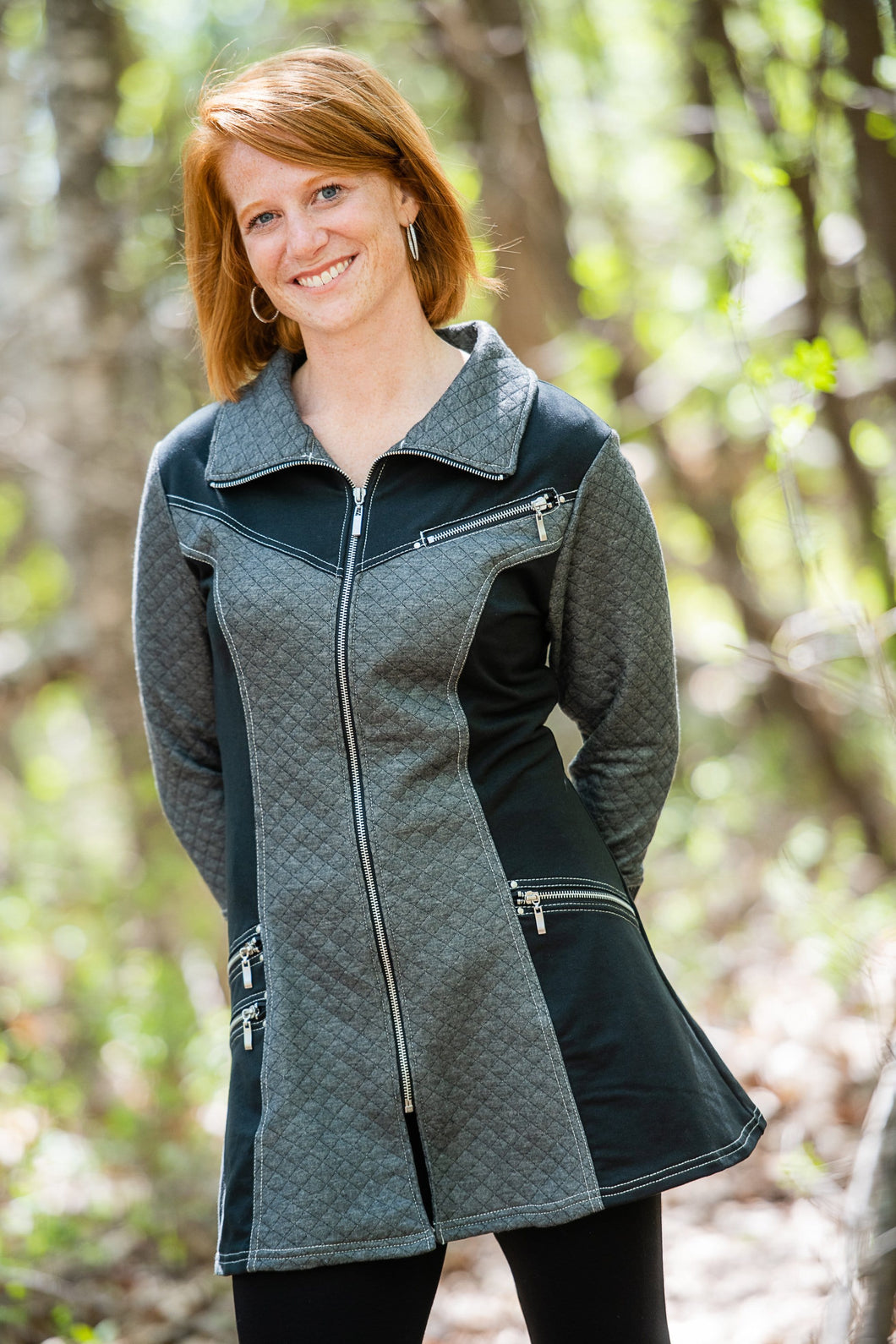 Uptown Jacket - Quilted Charcoal