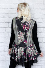 Load image into Gallery viewer, Twirling Flounce Cardigan - Peacock