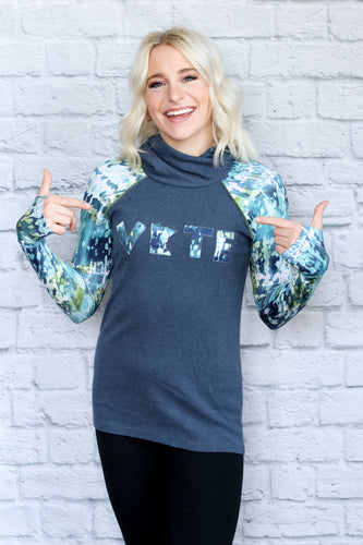 VOTE Yoga Hoodie - Ocean Blue