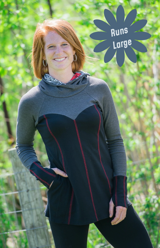 Corset Hoodie - Red