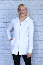 Load image into Gallery viewer, Adventure Zip Up Hoodies - White