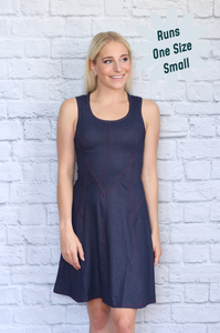 Stretch Denim Dress