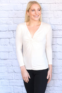 Long Sleeve Twist Top
