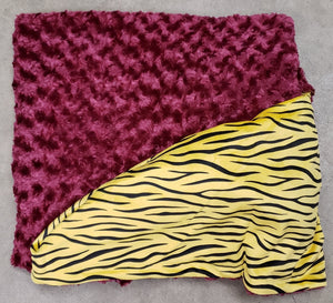Tiger Blankets 60x80 inches - Maroon & Gold