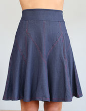 Load image into Gallery viewer, Denim A-Line Skirt