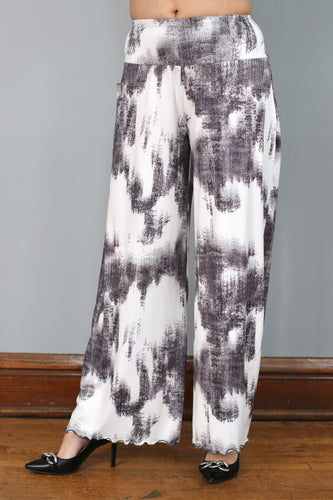 Milky Palazzo Pant - Morning Mist