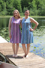 Load image into Gallery viewer, Sedona Keyhole Dress (Reversible Neckline) - Pink Ripple