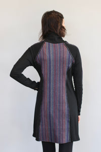 Piper Pocket Funnel Neck Dress - Sierra Stripe