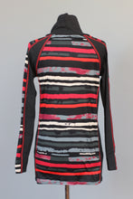 Load image into Gallery viewer, Piper Pocket Funnel Neck Tunic - Red Stripe