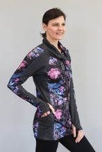 Load image into Gallery viewer, Piper Pocket Funnel Neck - Floral Reflection