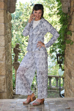 Load image into Gallery viewer, Mesh Palazzo Pant - Monochrome Plaid