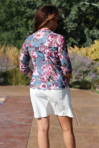 Alice Mesh Cardi - English Rose