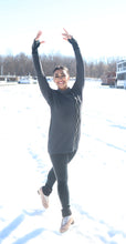 Load image into Gallery viewer, Asymmetrical DNA Hoodie - Black