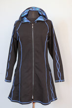 Load image into Gallery viewer, Impact Zip DNA Hoodie - Black/Blue
