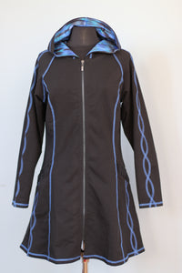 Impact Zip DNA Hoodie - Black/Blue