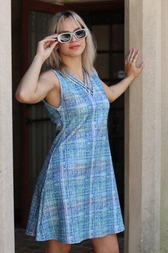 Simone Dress - Springtime Plaid