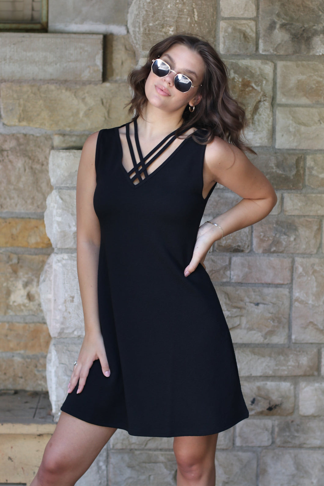 Simone Dress - Black