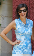 Load image into Gallery viewer, Year-Round Cowl Neck Tank - Summer Breeze