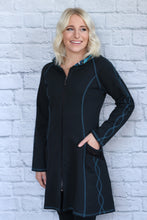 Load image into Gallery viewer, Impact Zip DNA Hoodie - Black/Blue