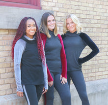 Load image into Gallery viewer, Very Velvet Yoga Hoodie - Black Velvet