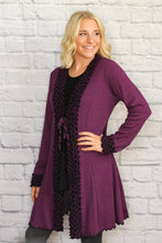 Load image into Gallery viewer, Sophisticated Ruffled Cardigan